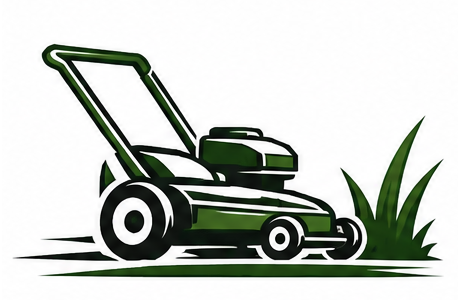 Lawn mowing and maintenance icon