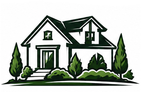 Property enhancement and landscaping icon