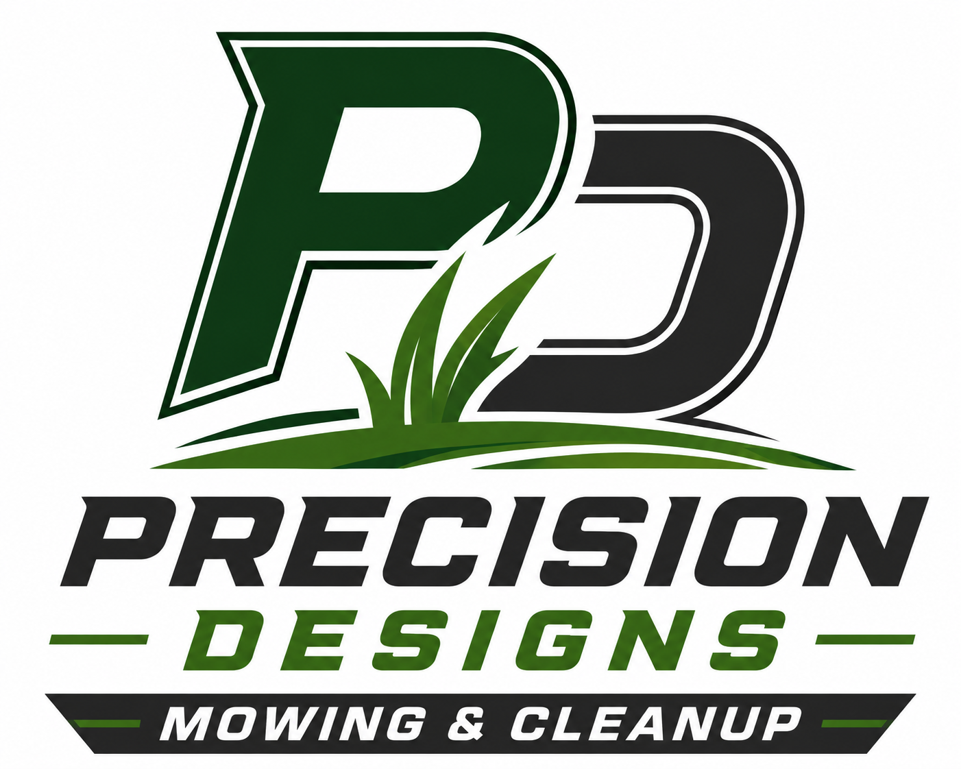 Precision Designs Mowing & Cleanups logo